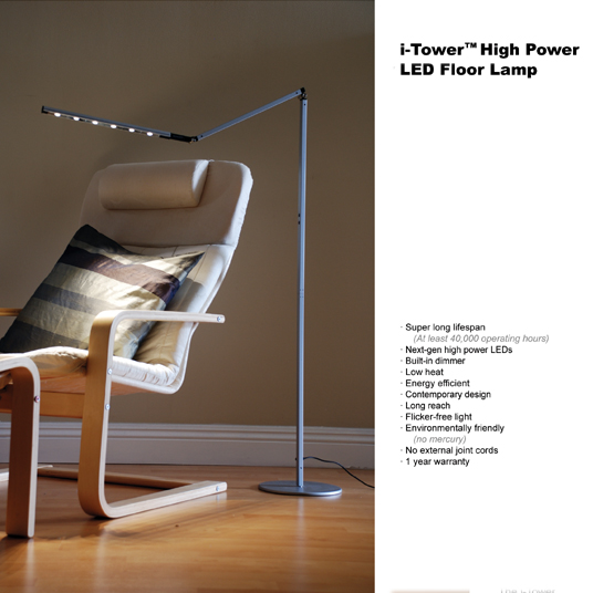 ACCESSORIES-i-Tower LED Floor Lamp